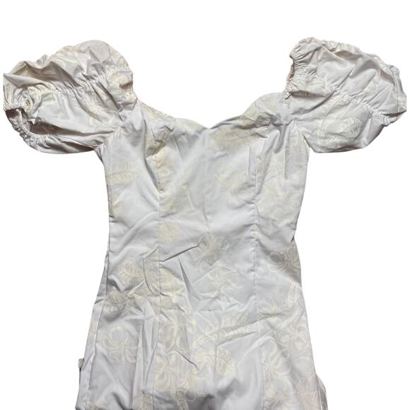 VINTAGE Rare Princess Kaiulani Hawaiian Maxi Princess Dress White Wedding Size 6 - Picture 2 of 6